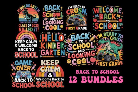 12 Back to School Bundles for Graphic: A Complete Design Toolkit