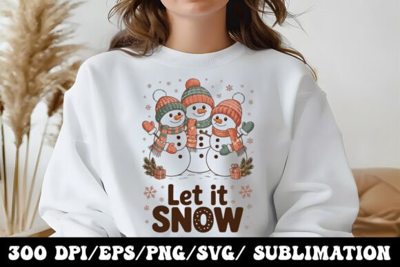 Festive Snowman Graphic Tee: Winter's Cheerful Design