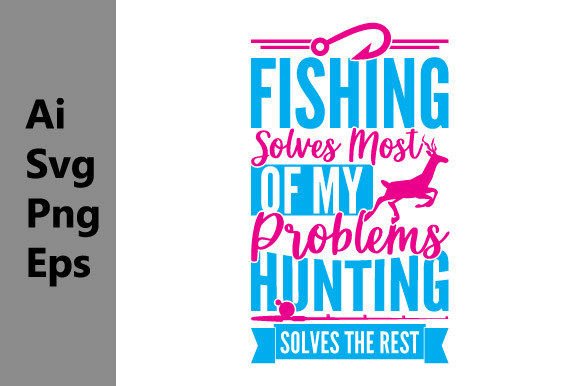 Fishing and Hunting Shirt Graphic Design: A Creative Asset