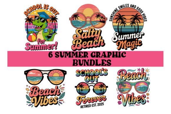 Hello Summer SVG & PNG Bundles: Your Tropical Design Toolkit