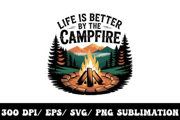 Life is Better by the Campfire: A Graphic for Outdoor Brands