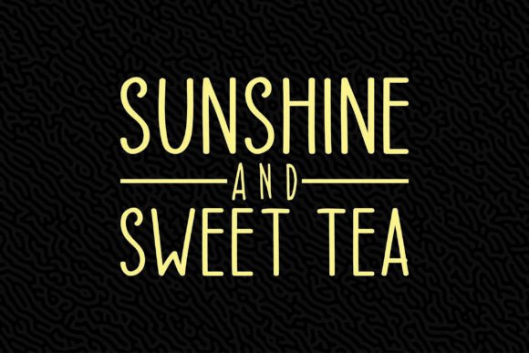 Summer Sunshine and Sweet Tea: A Warm Graphic for Every Project